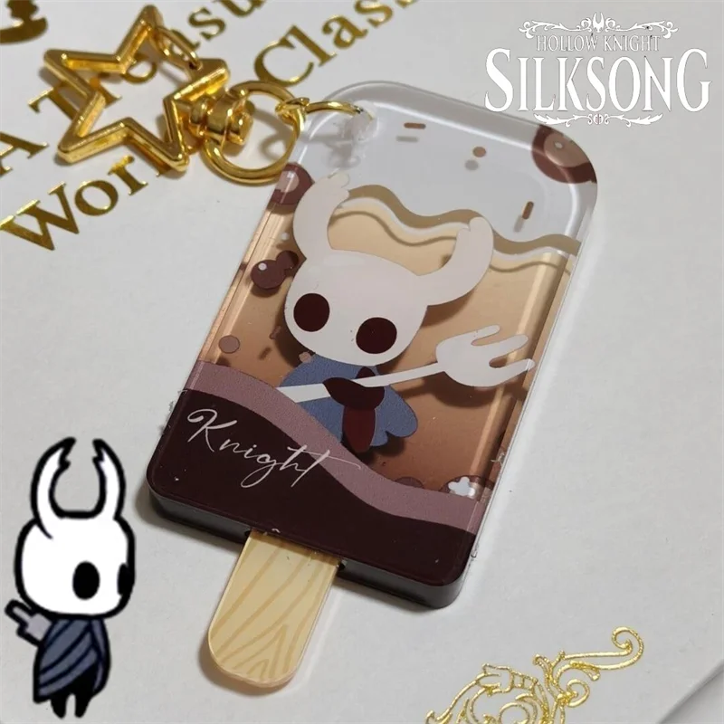 ゲーム ホロウナイト: シルクソング ホーネット グリム ワーム ピュア コスプレ キーホルダー アクリルキーリング オーナメント キーチェーン アクセサリー かわいい小道具