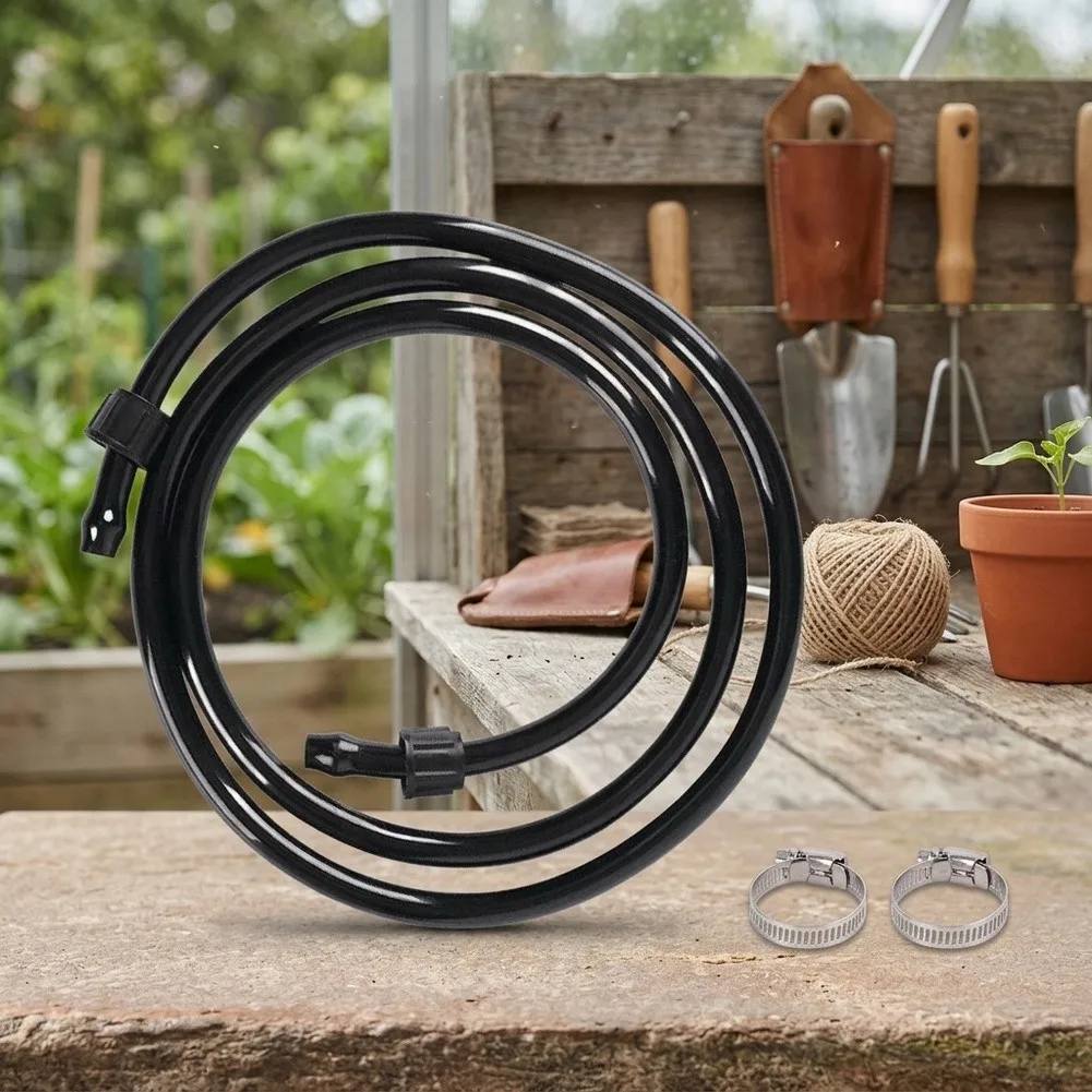 1.2 Meter PVC Hose Replacement for Garden Sprayers Featuring 0.9 Inch Outer Diameter and 0.7 Inch Inner Diameter Threads