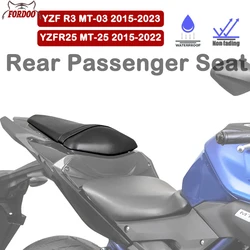 For Yamaha MT-03 MT-25 YZF R3 R25 MT 03 25 yzf r3 r25 Motorcycle Rear Seat Pillion Passenger Seat Saddle Pad Cushion Black