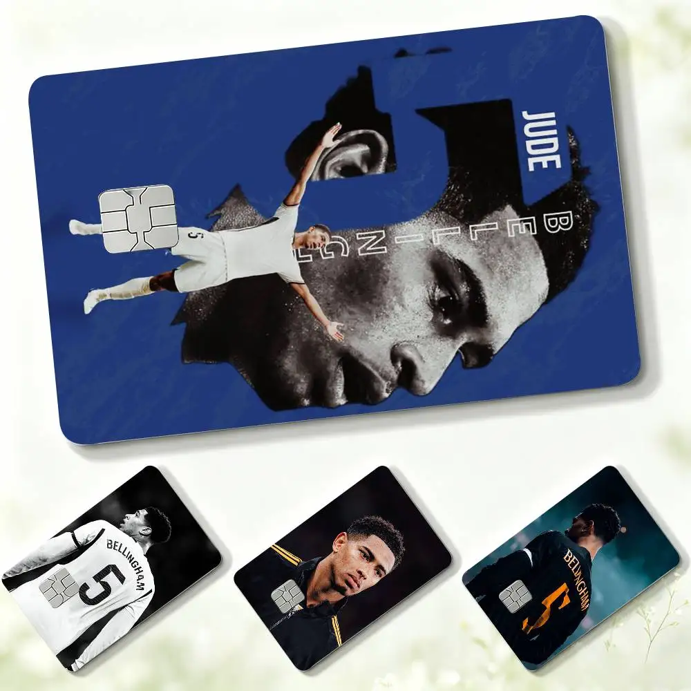 J-Jude Bellingham Football STAR Credit Card HD Stickers Small Chip Waterproof Sticker Game Card Decal Gift
