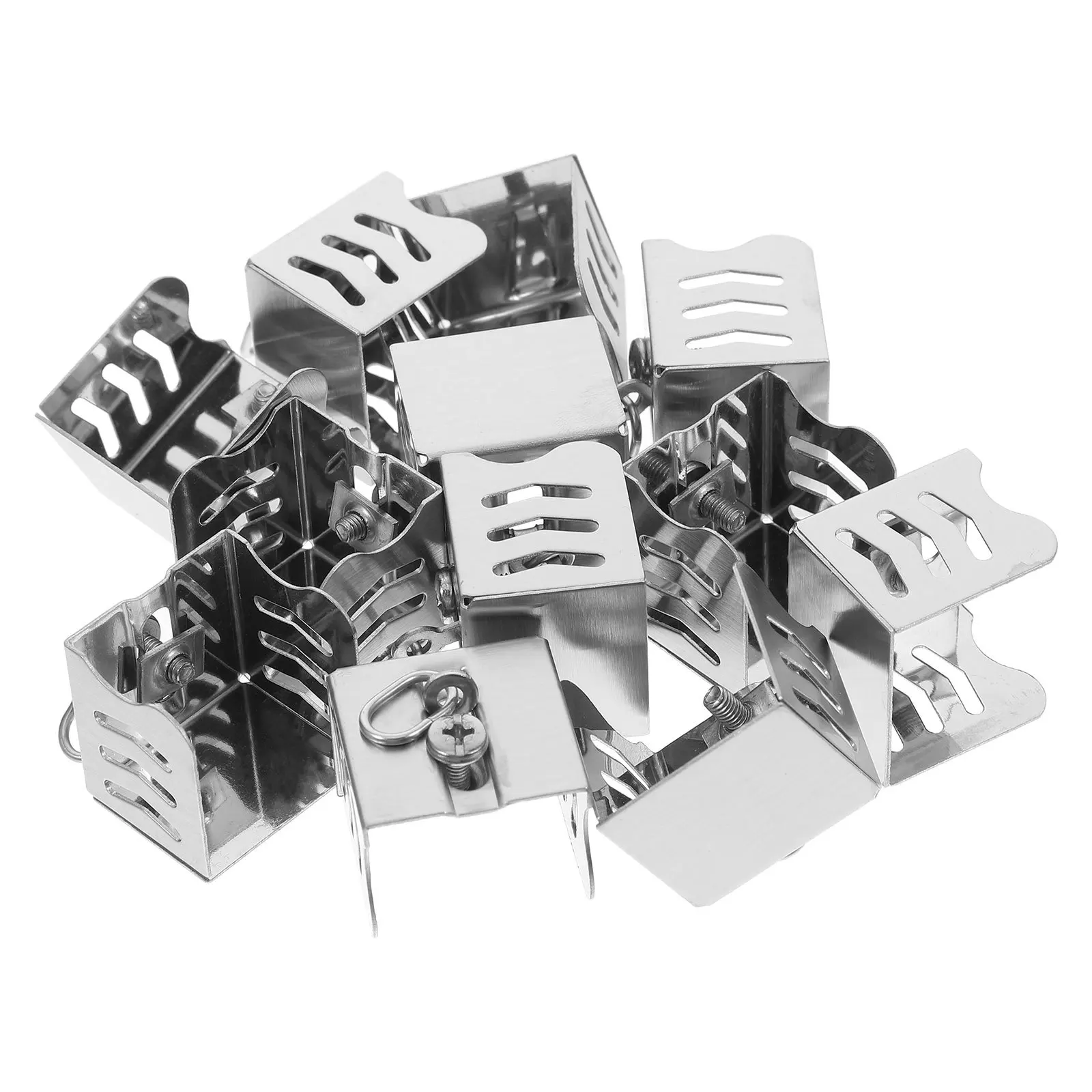 

12Pcs Ceiling Track End Caps for Curtain Rods Versatile Design Suitable for Both Straight and Square Tracks Curtain Rod End Caps