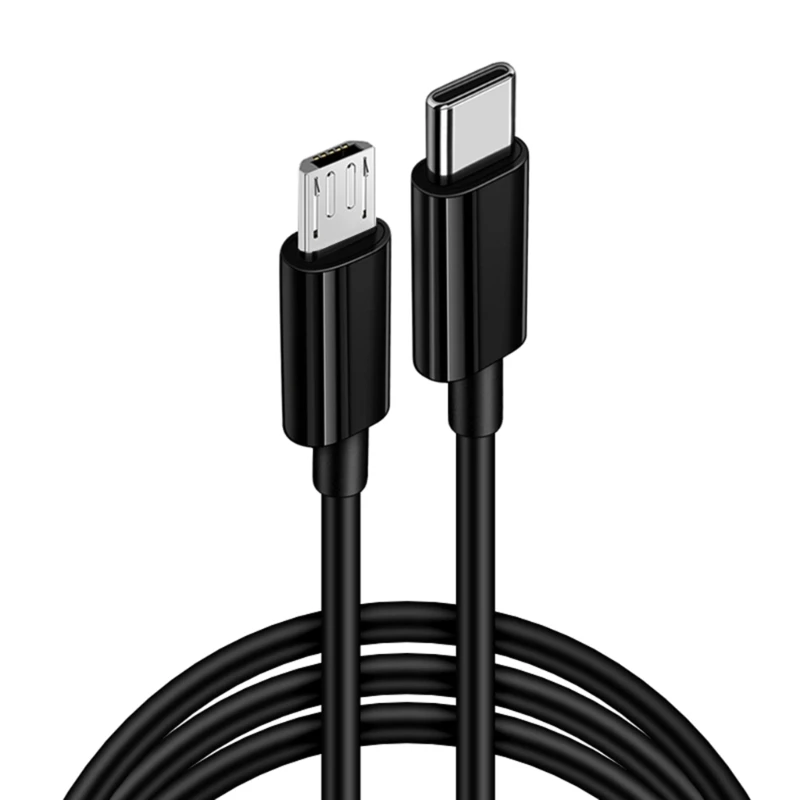 Type C To Micro USB OTG Cable For Micro B USB Type C Cord Male to Male Fast Charging Data Line