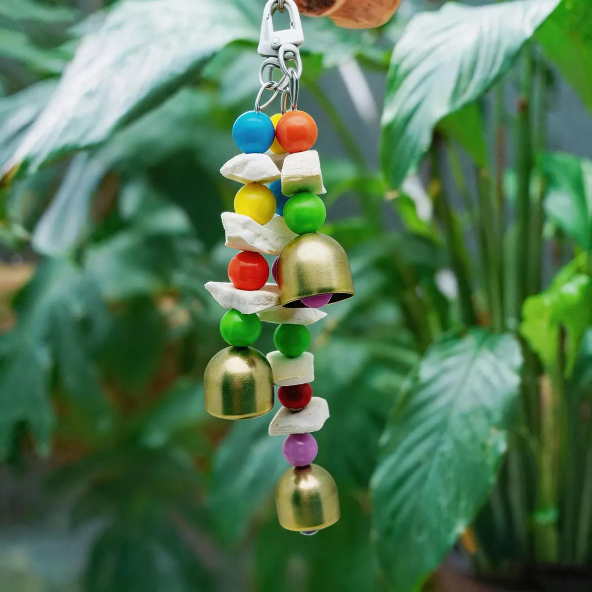Juguete de hueso de pulpo para loros, juguetes para masticar y morder, columpio para relajación y entretenimiento, accesorios para jaulas de pájaros, suministros para aves