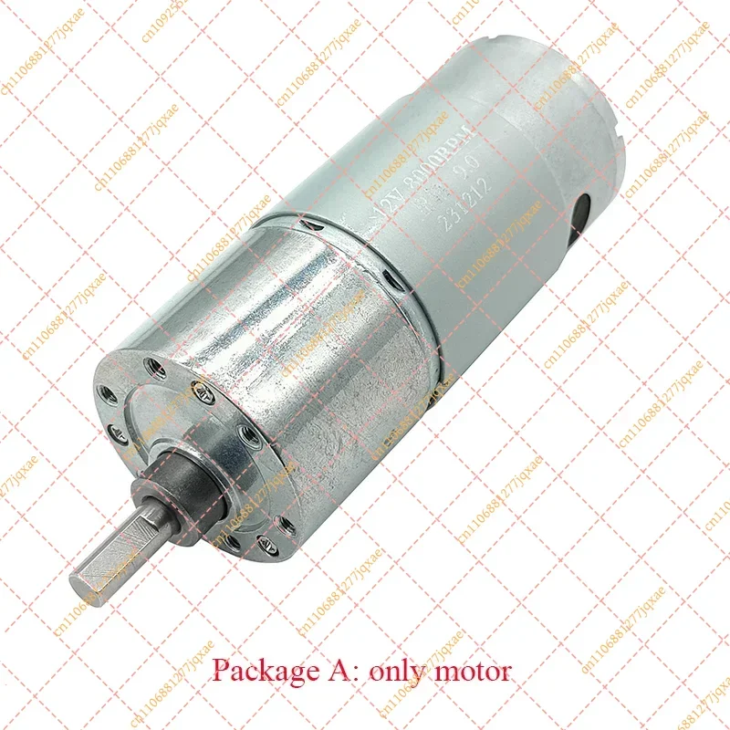 37GB-555 High Torque DC Gear Motor 12V/24V, 37mm Brushed Adjustable Speed Motor