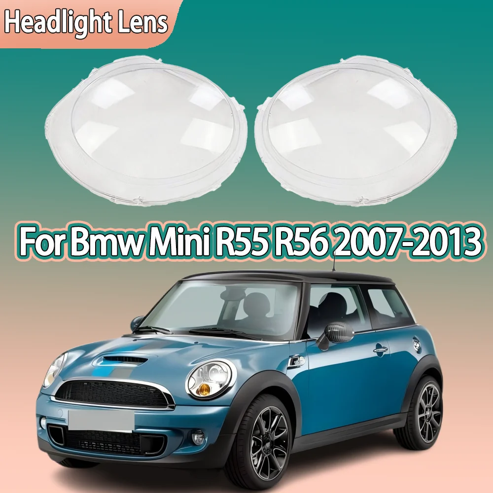 Headlight Lens For Bmw Mini R55 R56 2007 2008 2009 2010 2011 2012 2013 Headlamp Cover Plexiglass Replace Original Lampshade