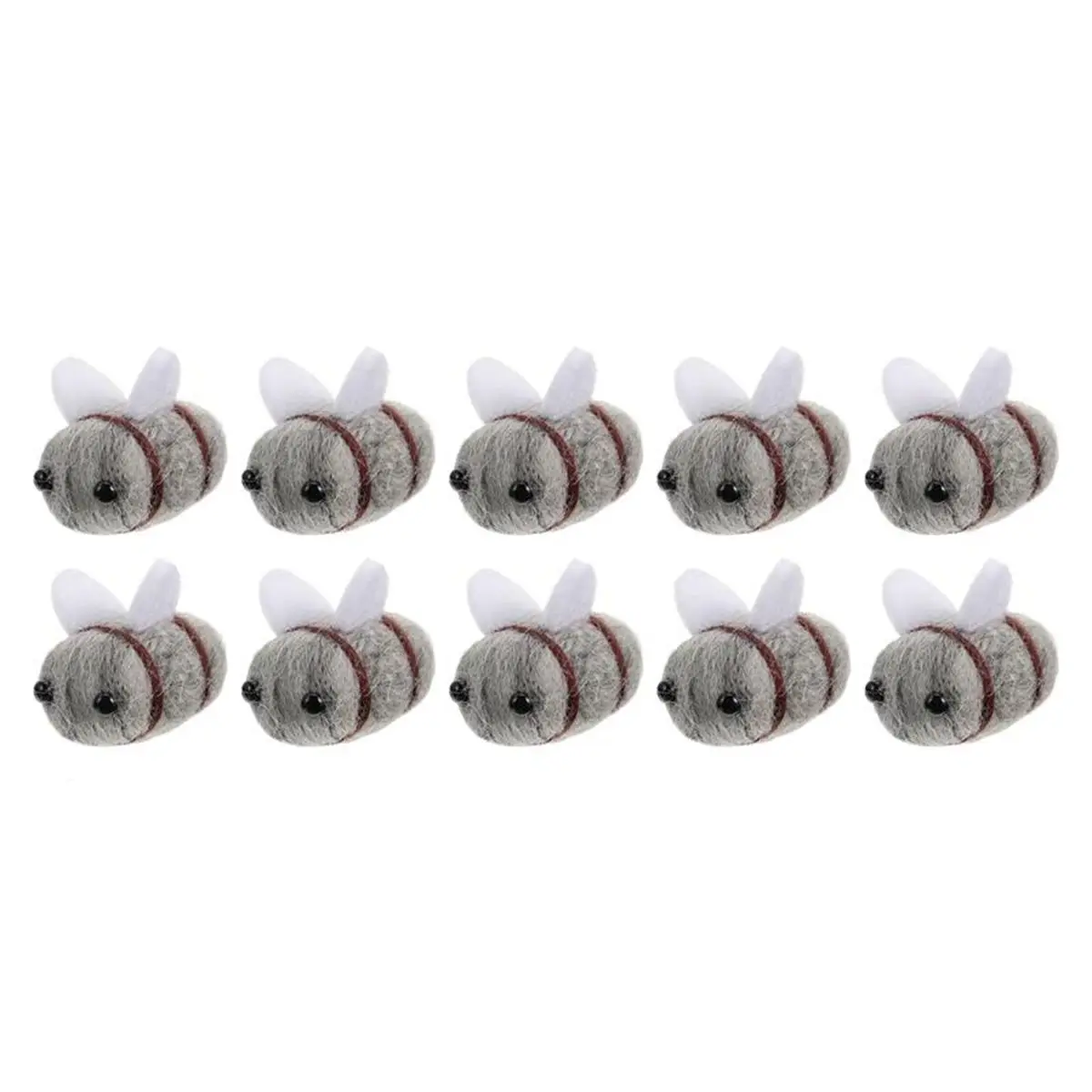 Decoration DIY Baby Shower Nursery Cute Wool Felt Bumble Bees Ornament  Balls  Craft