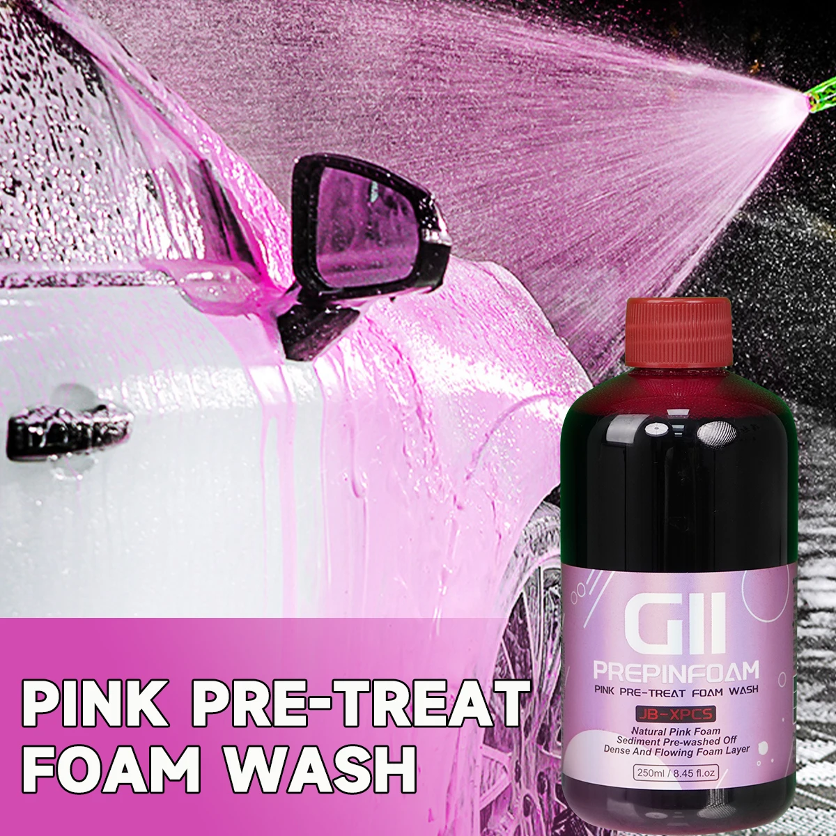 Pre Wash Car Foam Car Cleaner Sediment Pre-washed Off Heavy-Duty Mud Cleaning Surface Pretreatment Deposits Removal G11