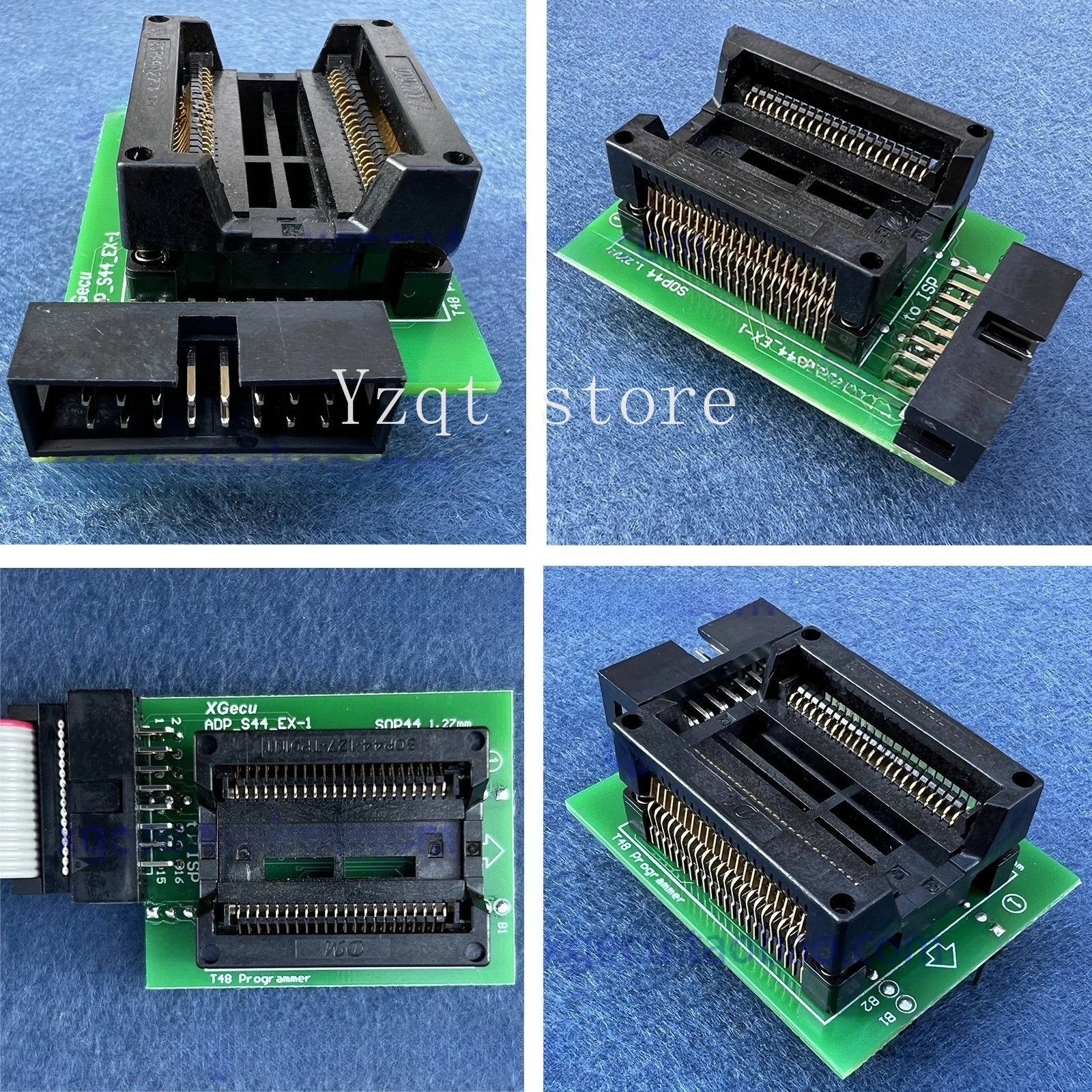 مبرمج XGecu ADP_S44_EX -1 T48، شريحة SOP44 مخصصة، حامل الموقد، محول