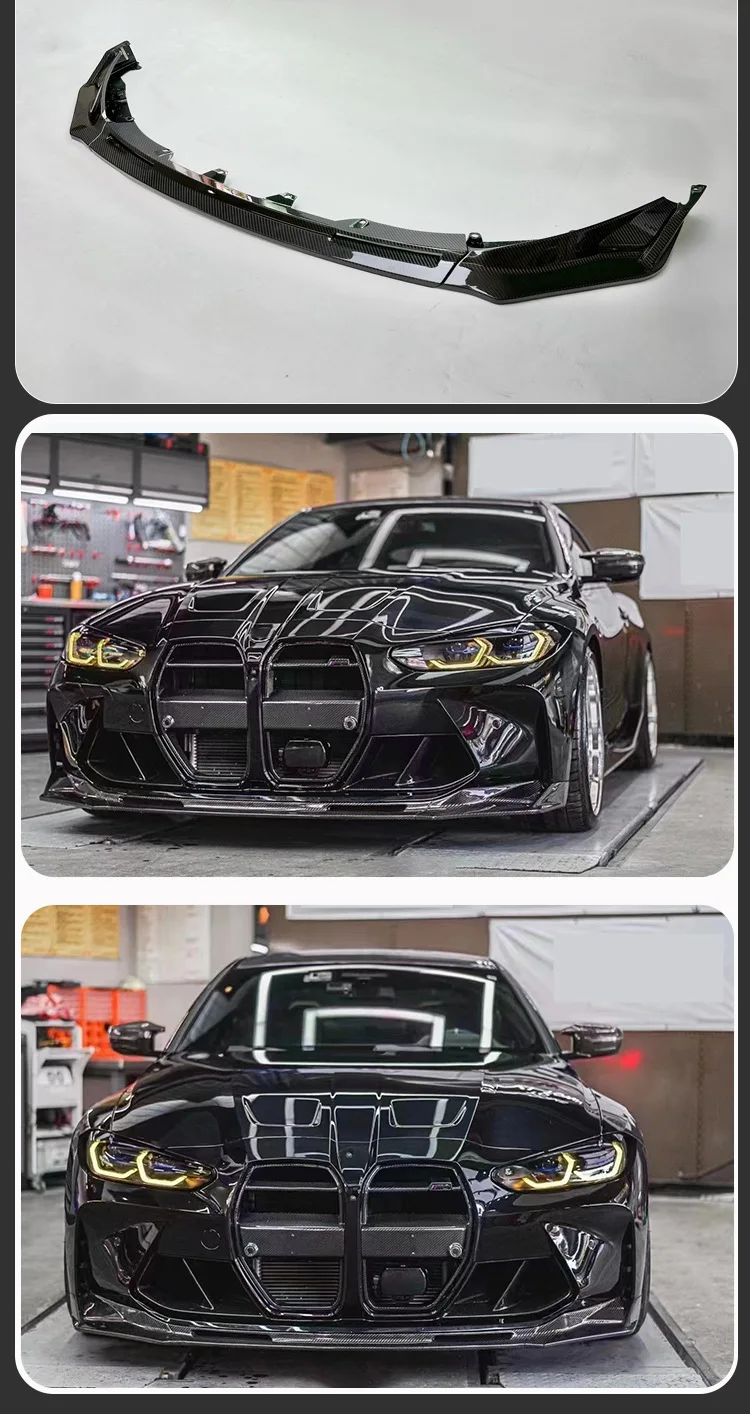 

For BMW G80 G82 Carbon Fiber Front Lip, Front Shovel, Front Chin Between 2020-IN Accessories
