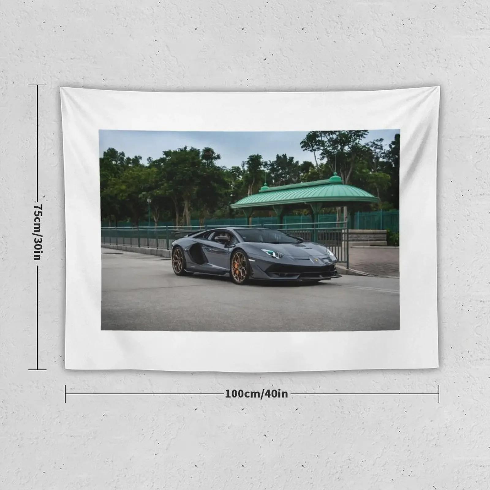 Aventador SVJ Tapestry Room Decorations Aesthetics Room Decoration Aesthetic Things To Decorate The Room Tapestry