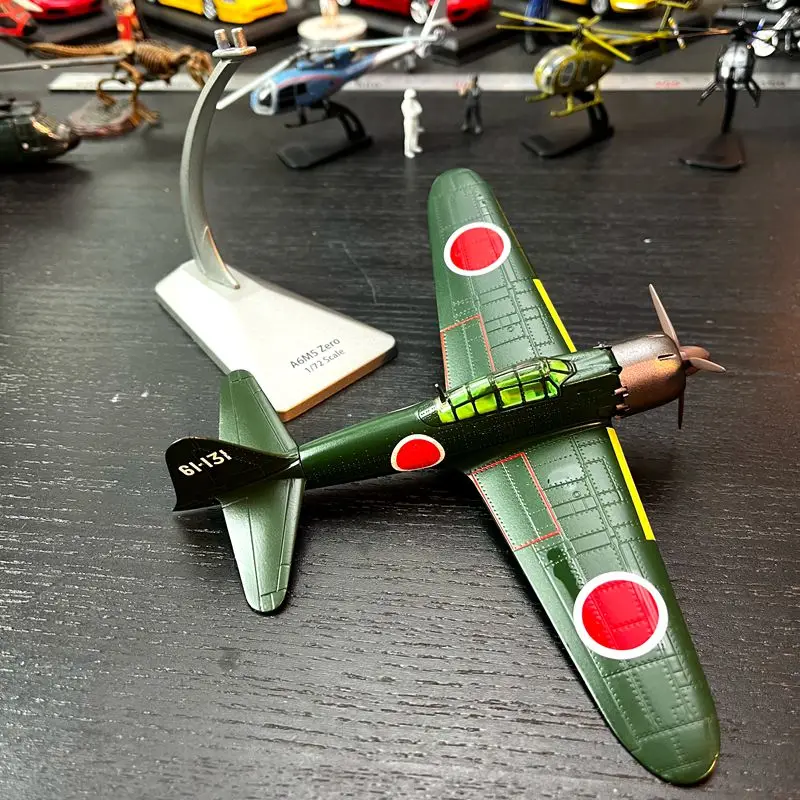 1: 72 Scale 52 Type Zero Fighter Model Green Coating Alloy WWII Finished Static Pendant