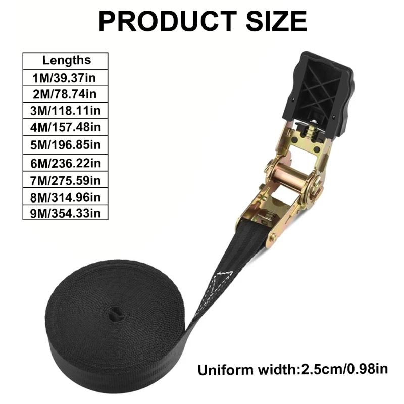 Verstelbare spanbanden met spanbanden Ratelspanbanden Ratelbanden