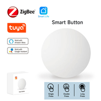 Tuya Zigbee Smart Push Button Wireless Switch Include Battery Remote Control Automation Scenario Switch Work with Zigbee Gateway