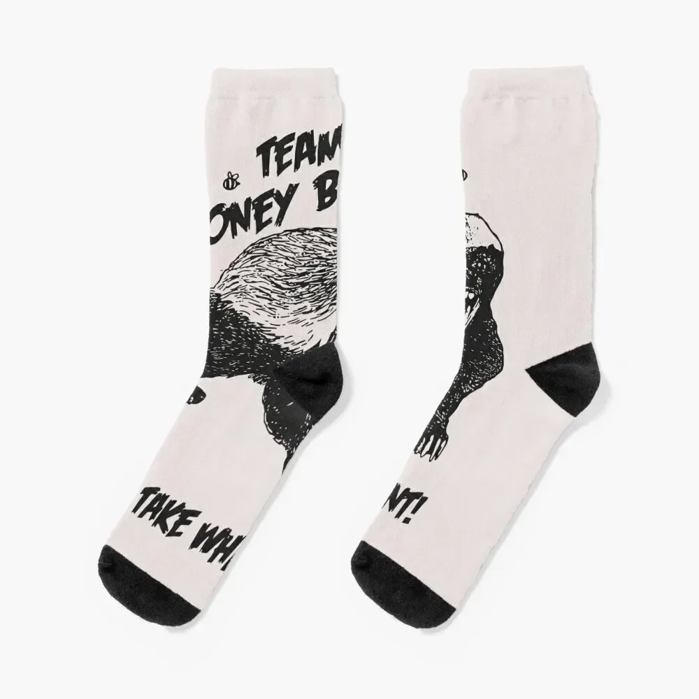 Team Honey Badger Socks hiking FASHION Men Socks Women's