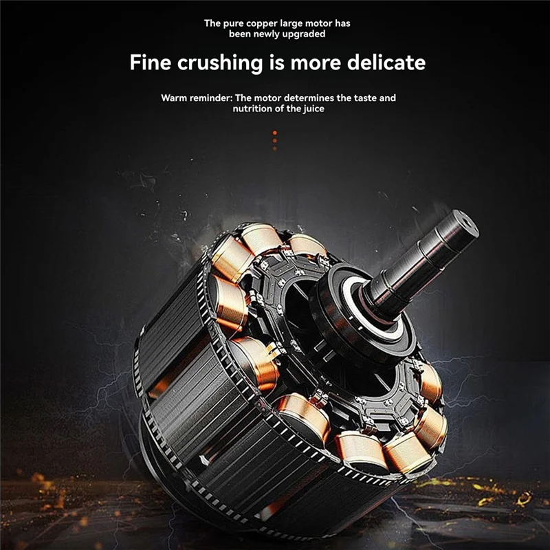 

WHYY-Portable Juicer 360W High Power Wireless Juicer Large Capacity Kitchen Juicer