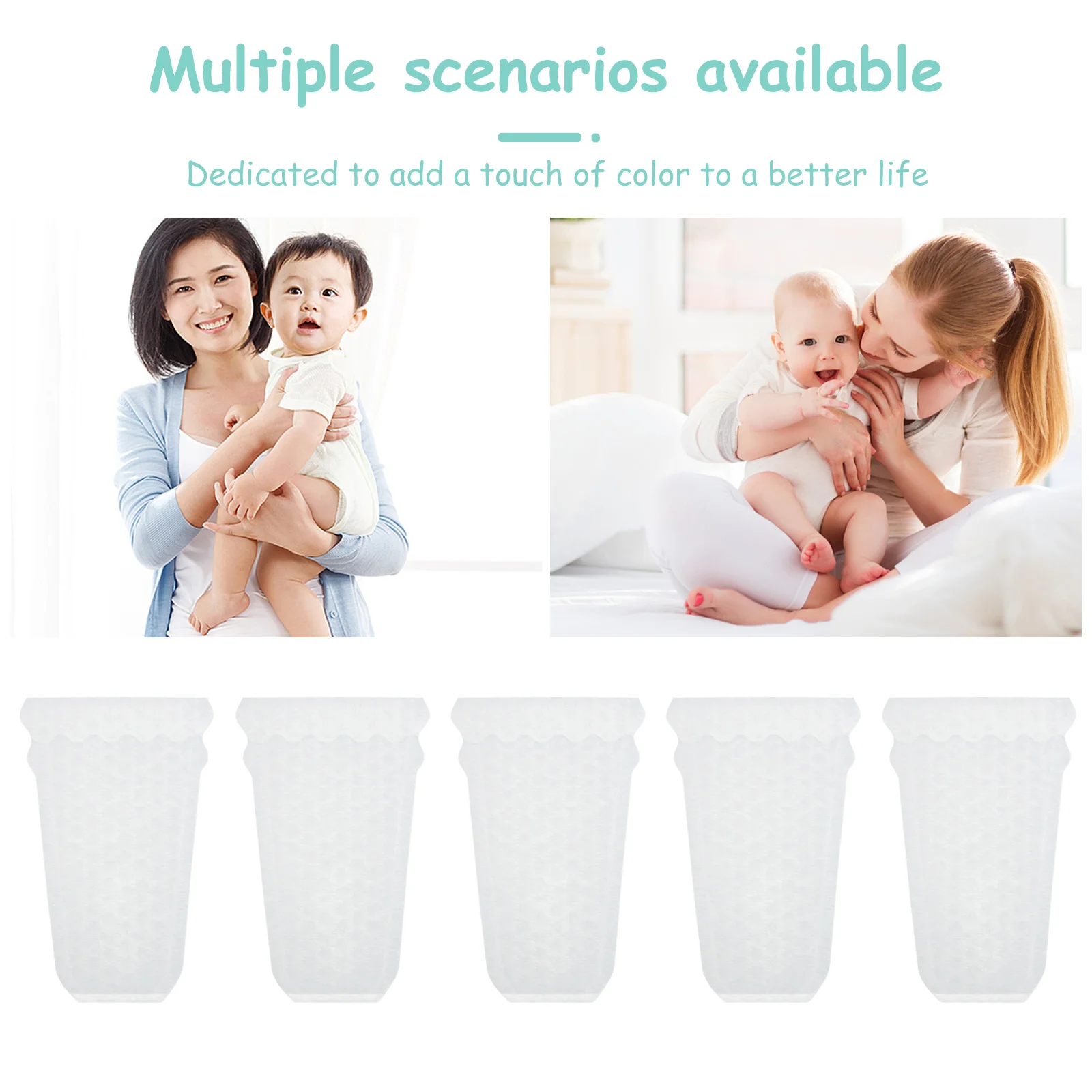 

30Pcs Baby Mouth Cleaner Finger Toothbrush Soft Gauze Infant Tongue Cleaner Tooth Wipes Oral Hygiene Baby Tooth Wipes