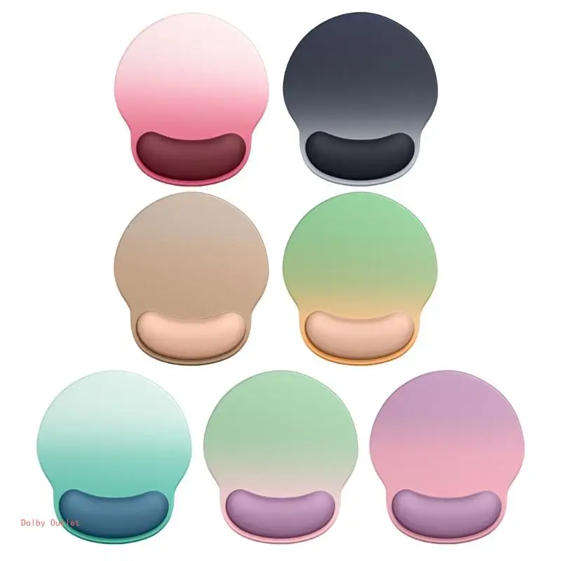 

Силиконовый коврик для мыши, нескользящий коврик для поддержки запястий для офисной игровой мыши