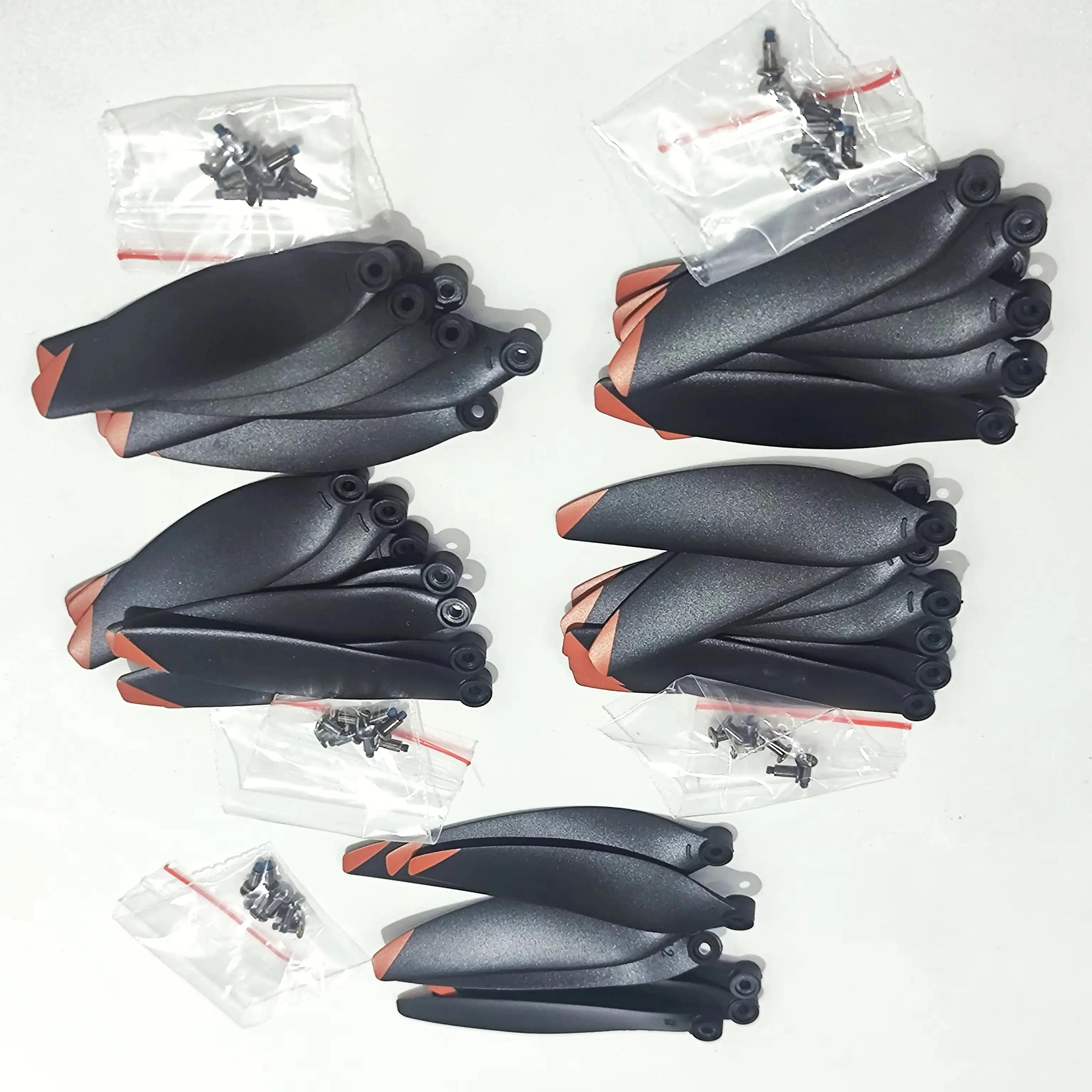 40PCS(5 Sets) Original 017 GPS Brushless Foldable Drone RC Quadcopter Spare Parts Maple Leaf Wings Fan Propellers Blade Props