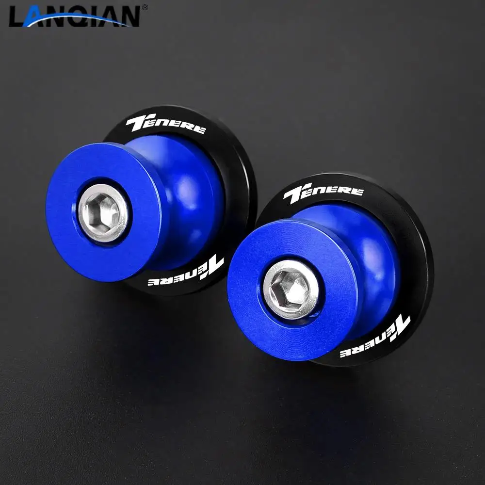 For YAMAHA Tenere Tenere-700 Tenere-900 Tenere700 2019 2020 2021 2022  6MM Motorcycle CNC M6 Swingarm Spools Stand Screws Slider