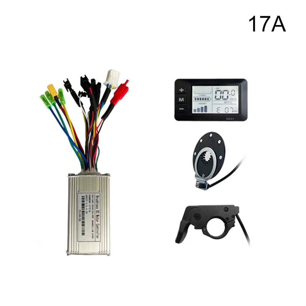 24V 36V 48V Systems GD01 Instrument Hall sensorless Motor Support Self-learning Sensor Detection Advanced Throttle Display Unit
