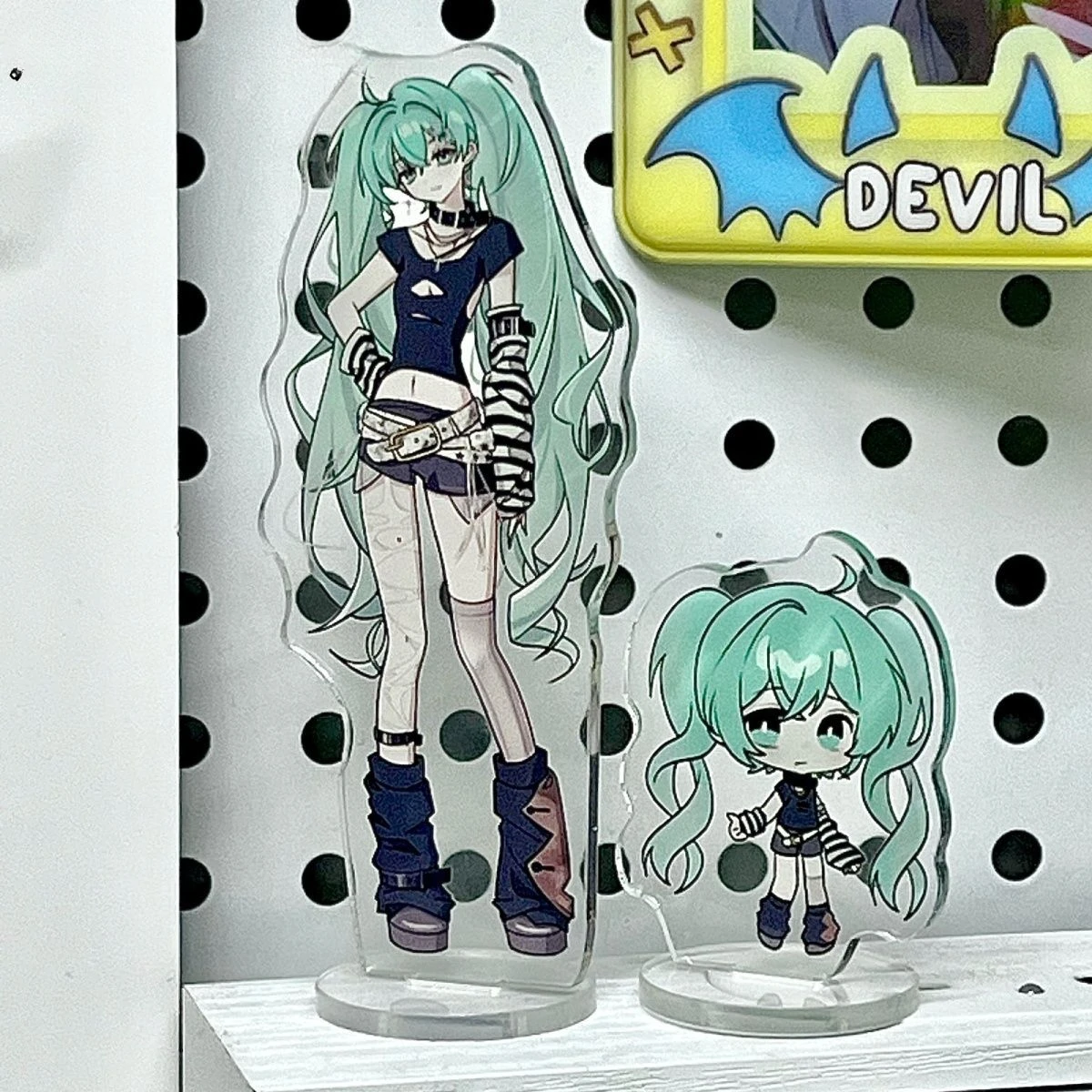 Hatsune Miku Acrylic Stand Figure Hatsune Miku Project Diva Anime Originality Double Ponytail Design Desktop Ornament Pendant