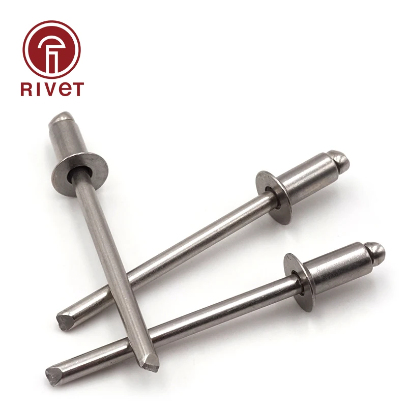 Rivets ISO 15984 M3.2M2.4M3 Stainless 304 Steel Blind Rivets Open End Countersunk Head Rivets Decorative Rivets