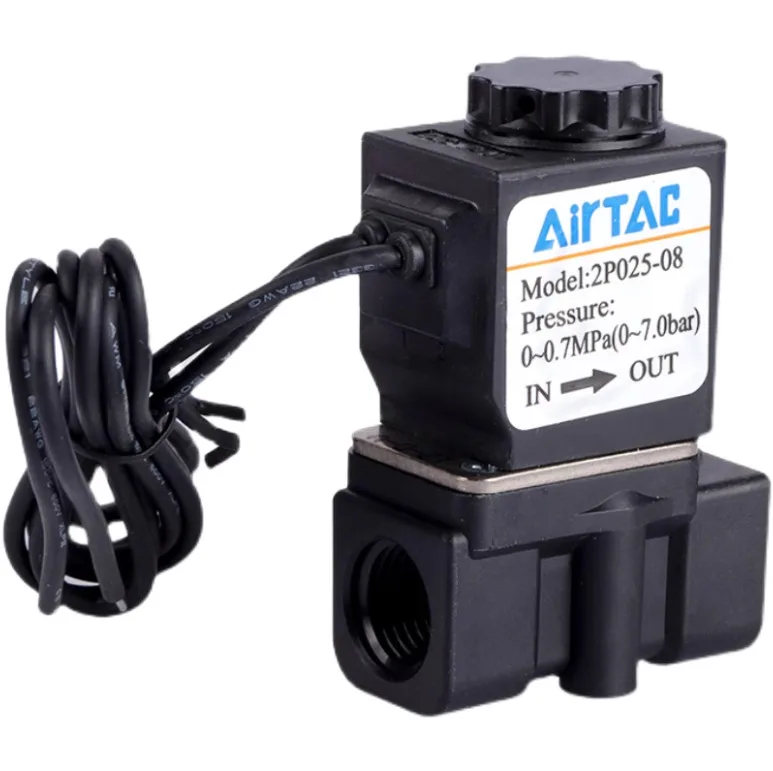 Válvula solenóide AirTAC, 2P02508A, 2P025-08, 220VAC, Novo, 1PC