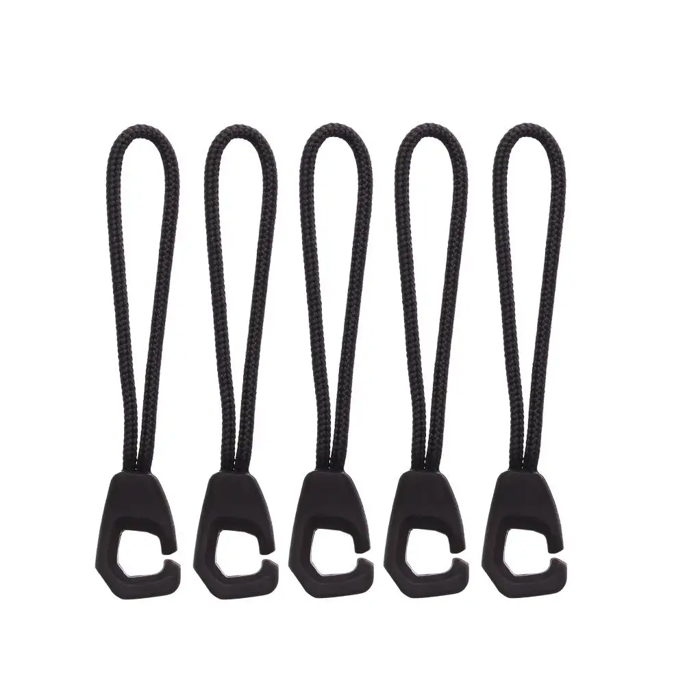 5/10/15/20pcs Travel Suitcase Tent Backpack Outdoor Cord Rope Pullers Zip Puller Replacement Ends Lock Zips Zipper Pull