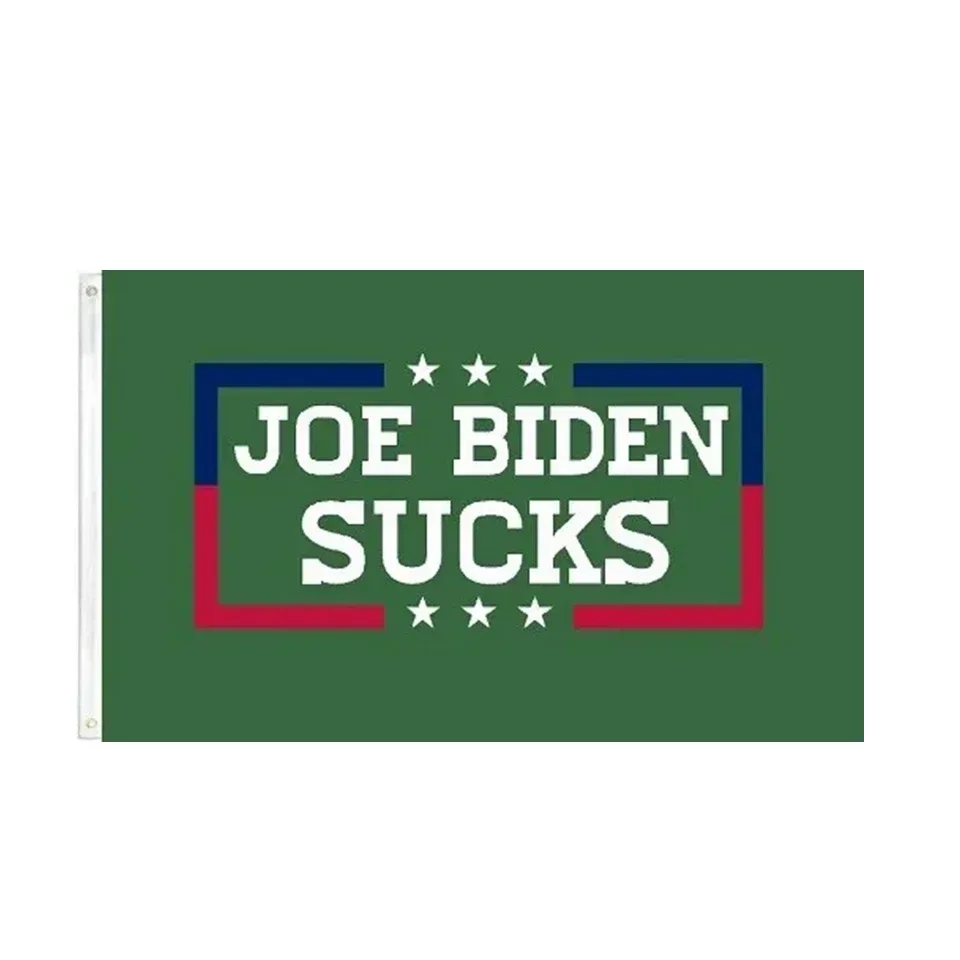 Joe Biden Sucks Flag Not My President Impeach 3x5ft Banner Flag 90x150cm Polyester Hanging