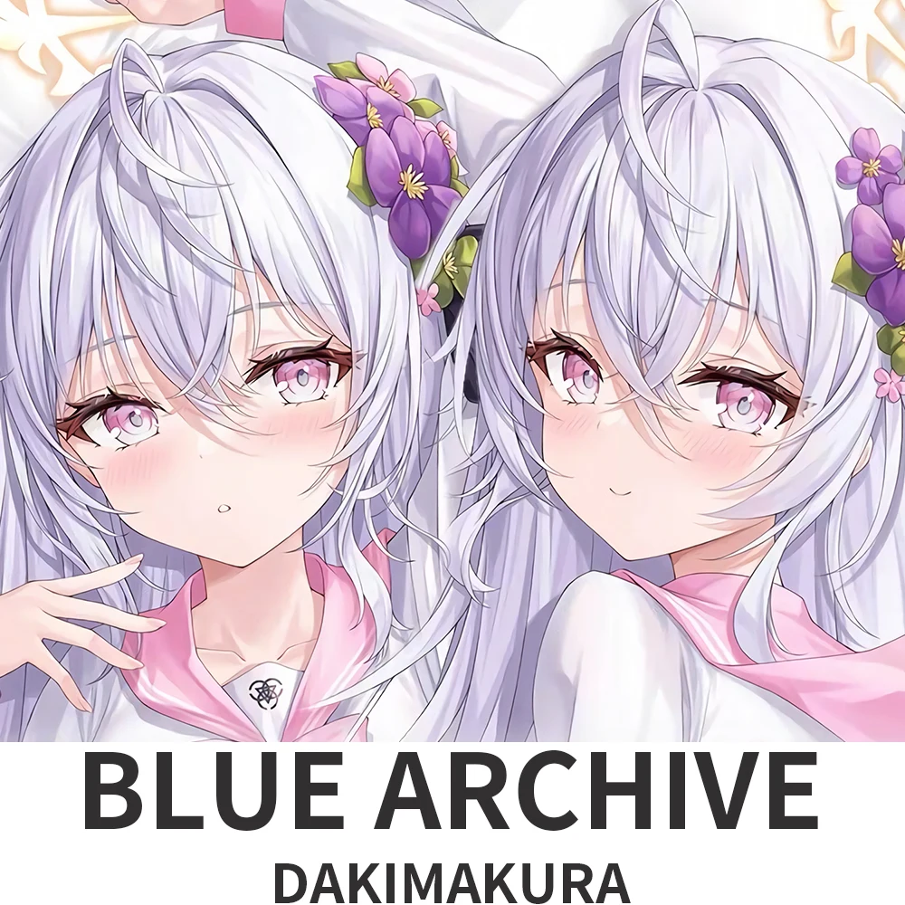 

Shirasu Azusa Dakimakura Hugging Body Pillow Case Blue Archive Anime Pillow Cushion Cover