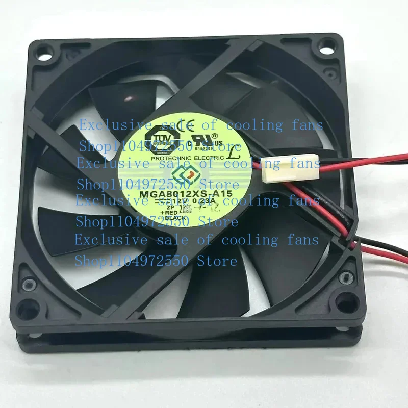 Для Magic MGA8012XS-A15 DC 12 В 0,23 А 80x80x15 мм 2-проводной охлаждающий вентилятор для сервера Для Magic MGA8012XS-A15 DC 12 В 0,23 А 80x80x15 мм 2-проводной охлаждающий вентилятор для сервера