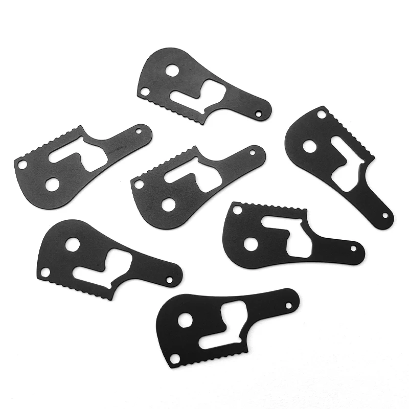 Lengüeta de bloqueo de revestimiento inoxidable 420 para BM Bugout 535, cuchillo genuino, accesorios de modificación de parche DIY, 1 par