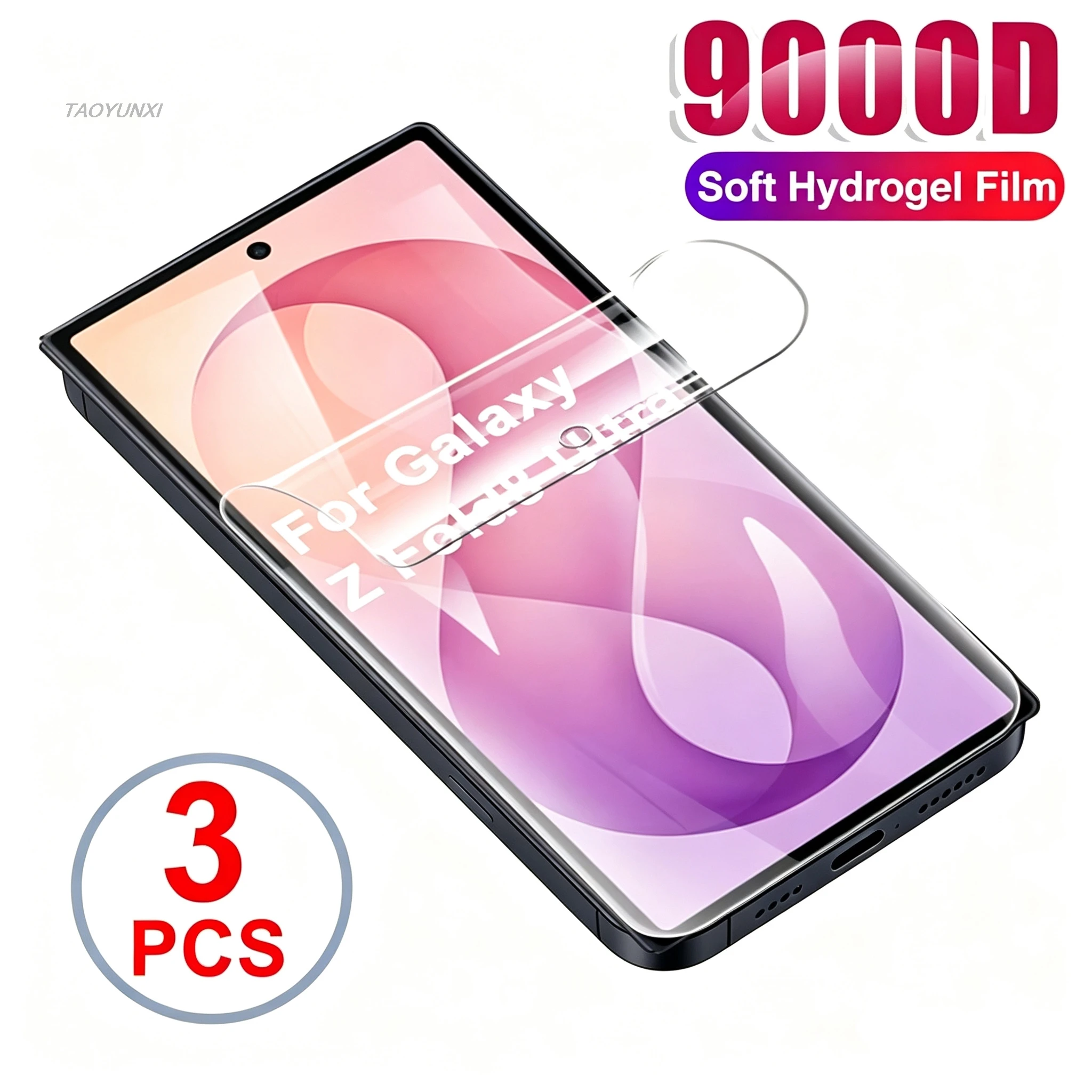 Inner Screen Protectors Hydrogel Film For Samsung Galaxy Z Fold 8 Ultra ZFold8 ZFlip8 8 7 6 5 With Auto Alignment Install Frame