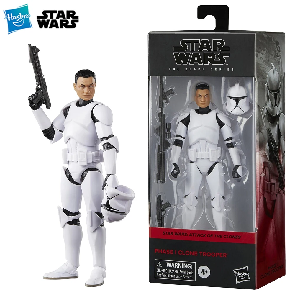 

[In-Stock] Hasbro STAR WARS The Black Series Phase I Clone Trooper (Attack of The Clones) 6-Inch-Scale Action Figure Model Toys