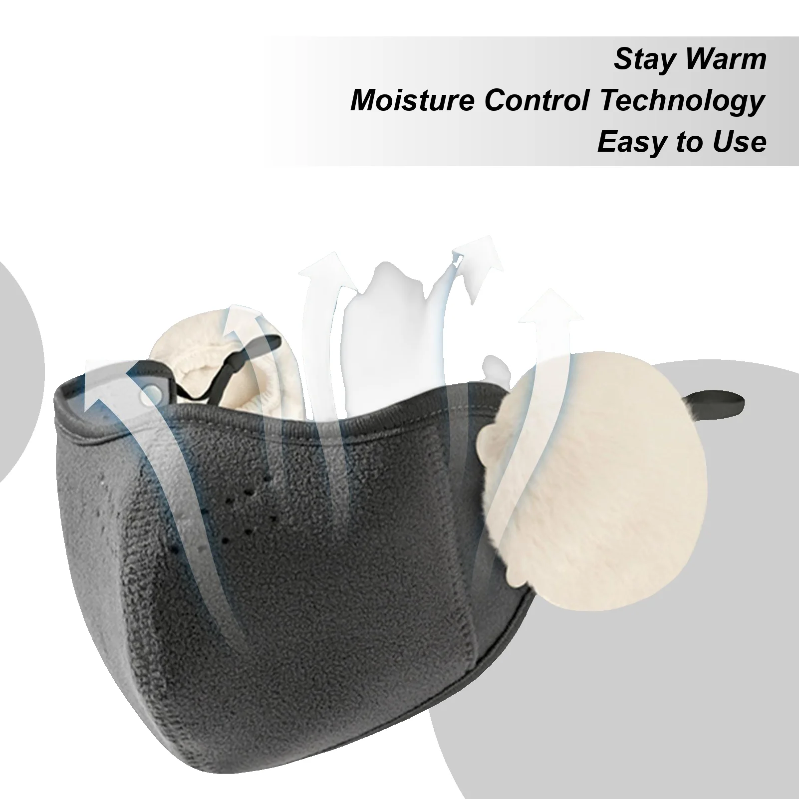 

Winter Face Cover Windproof Warm Shield With Ear Flap Cycling Face Cover For Sports Hiking Commuting Cycling Women Winter