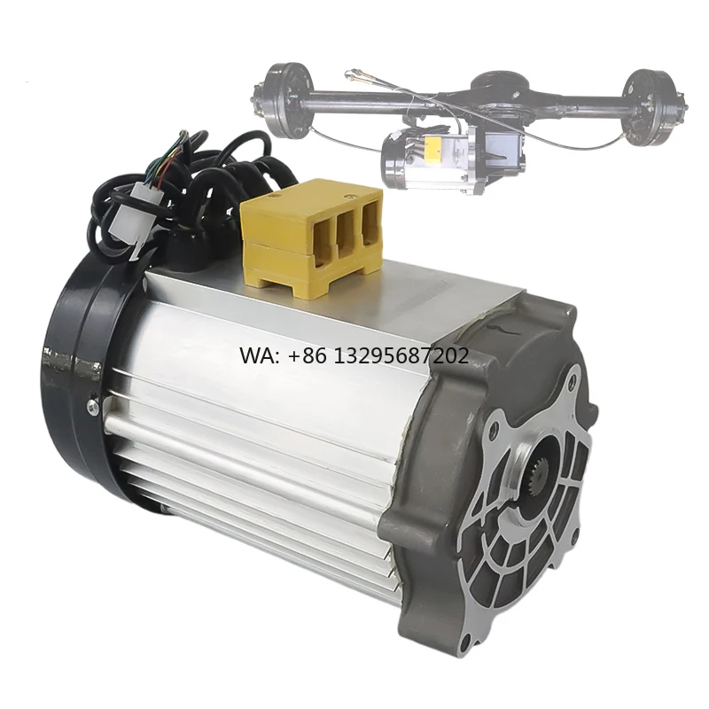 

Бесщеточный двигатель с постоянными магнитами 60В/72В 3000Вт, 3500 об/мин, IP54, водонепроницаемый, высокомощный, для грузовых и санитарных электромотоциклов 18