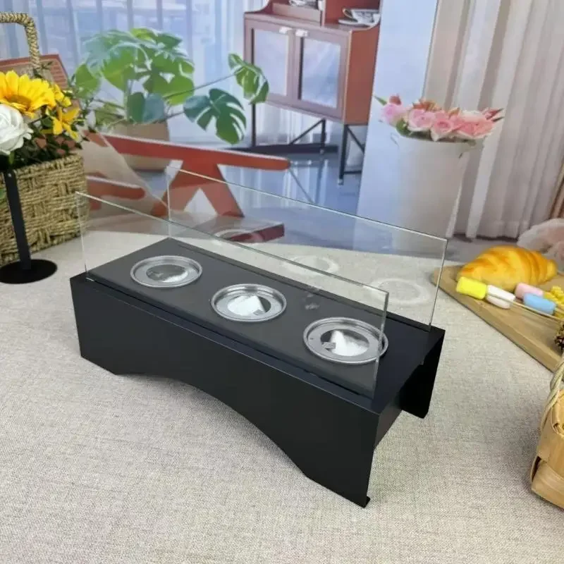 

Modern Metal Alcohols Heater Stove Fireplaces Efficient Heating Outdoor Indoor Safe Use Smokeless Design Stable Base Y5GB
