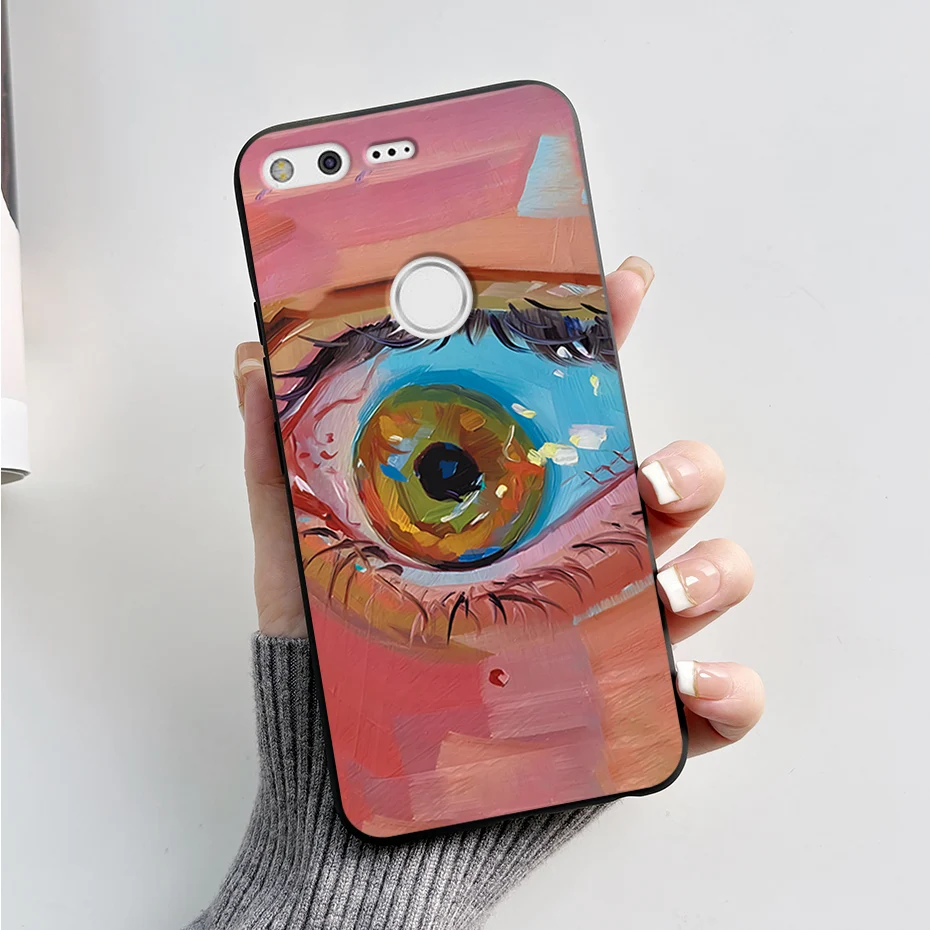 Google Pixel 1 XL Pixel 1XL Hava Darbeye Dayanıklı Kılıf Google piksel 1xl Silikon Yumuşak Arka Kapak Google Pixel 1 Pixel 1 için kapak