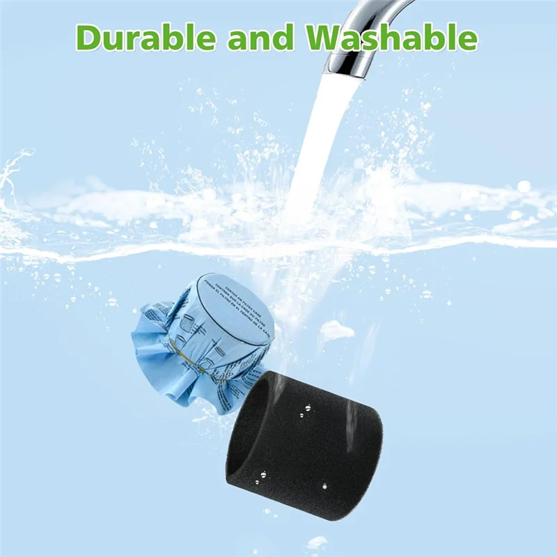 

AB66-10Pack 90107/90137 Wet Dry Vac Filter And 6Pcs 90585 Foam Sleeve Filter Kit For Shop Vac 5 Gallon And Above Wet