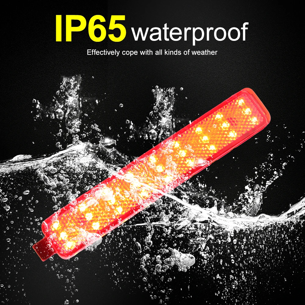 2×for Cadillac CTS CTS-V/Chevrolet Equinox Trailblazer SS/Buick Enclave/GMC Acadia Rear Bumper Brake Lamps LED Tail Fog Lights