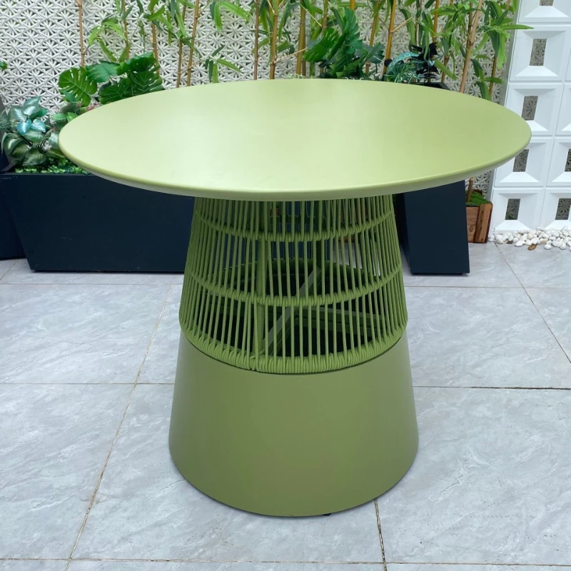 

Outdoor tables and chairs Courtyard Hotel Sales Department Villa Garden Milk Tea Cafe Open-air casual coffee table Rattan