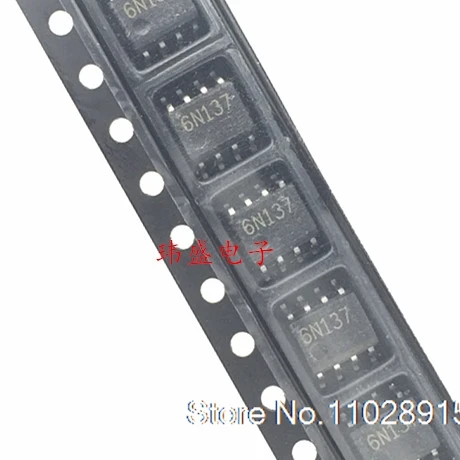 (10PCS/LOT)  6n137 1.27MM  SOP-8  6N137S