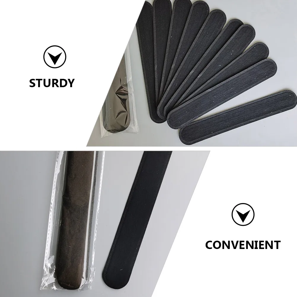 20Pcs Disposable Sweat Band for Hats Helmets Collars Non-Woven Sweat Absorbing Pad Breathable Fragrance-Free Quick-Dry