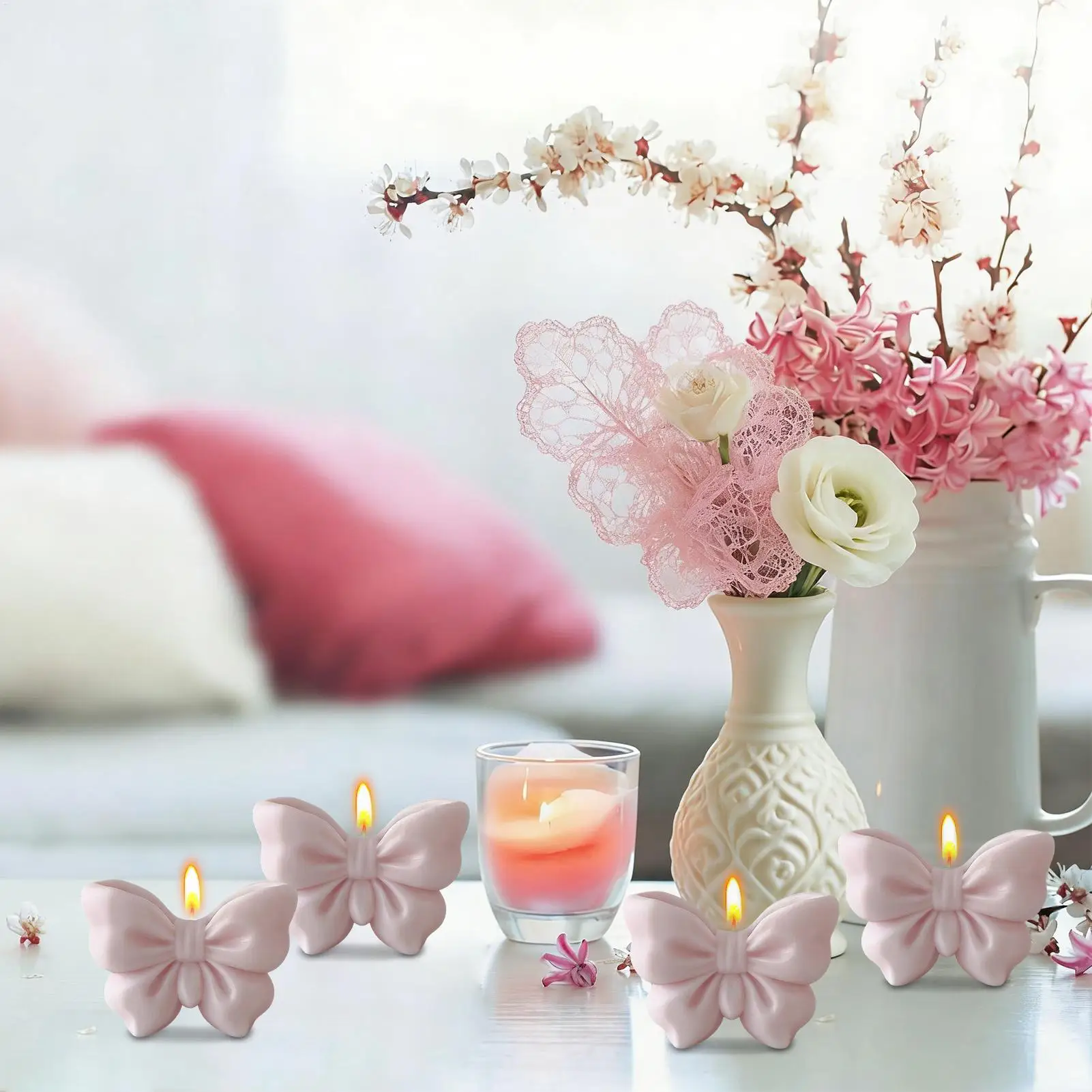 

Силиконовые формы для свечей: многоразовые, легко извлекаемые, для изготовления свечей, воска, эпоксидной смолы, гипса, мыла, домашнего декора и творчества