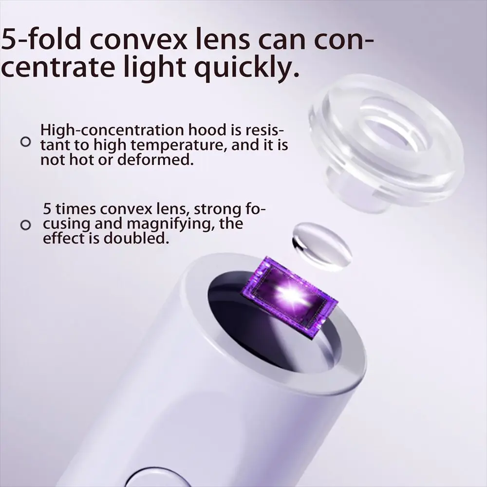 Handheld Electric Nail Polisher LCD Display Rechargeable Wireless Nail Dryer with UV Lamp Fast Curing Nail Grinder Kit for Home