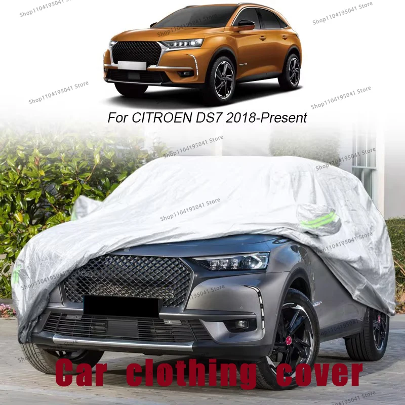 

For Citroen DS7 Full Car Cover Rain Frost Snow Car protective cover ,UV protection,Car paint protection