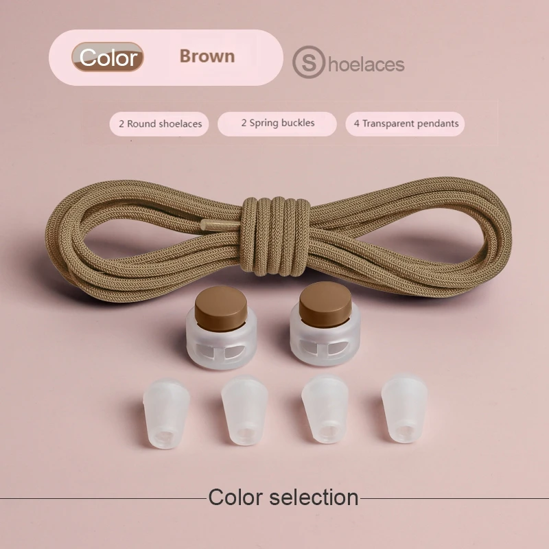 أربطة أحذية بقفل زنبركي بدون أربطة أربطة مرنة أحذية رياضية للأطفال والكبار أربطة أحذية سريعة أربطة مطاطية مستديرة بدون ربطة عنق أحذية #3