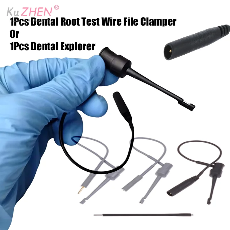 

Dental Explorer Dental Apex Root Locator Test Wire File Clamper Endo Treatment Measuring Accessories Handle Surgical Equipment