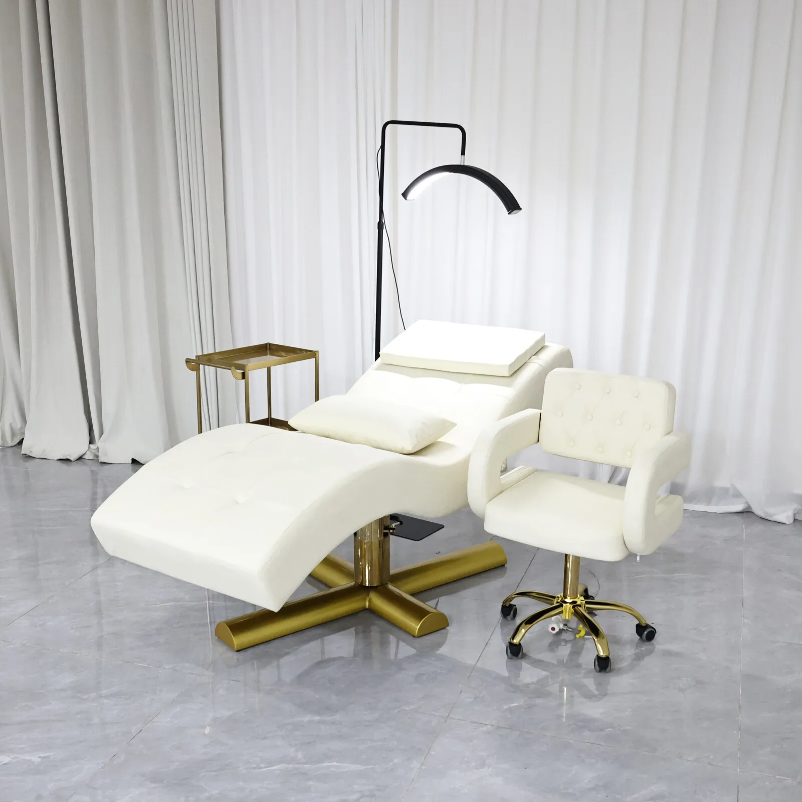 2026 Verstellbare Kosmetikliege, Höhenverstellbare Schönheitsliege, Geeignet für Hydrotherapie, Salon, Tattoo, Therapie, Heimgebrauch-Möbel – Detail 3