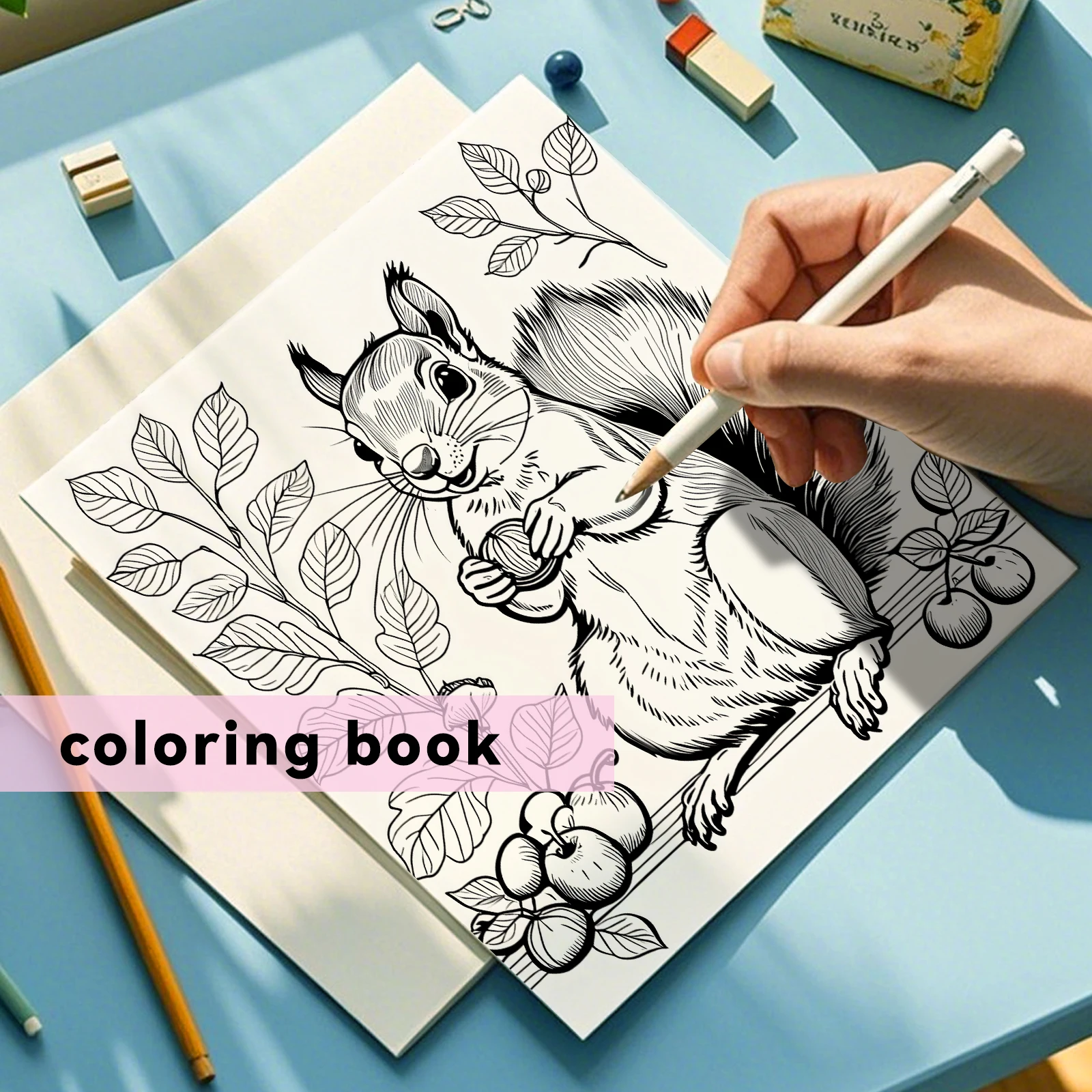 Animal World Coloring Book for Adults - Therapeutic Art Therapy Featuring Cute Tiger and Cat Patterns Book For Adults And Teens image 5